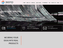 Tablet Screenshot of 3epd.com